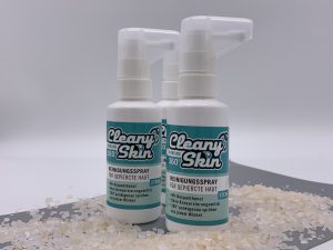 Sprühfalsche mit Cleany Skin Reinigungsspray von Trust